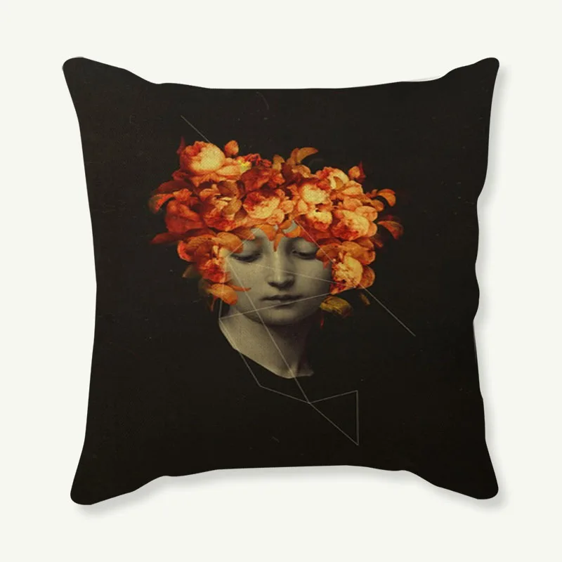 Цветной постер иллюстрация комикс наволочка поп-чехол Эротичная девушка ягодицы