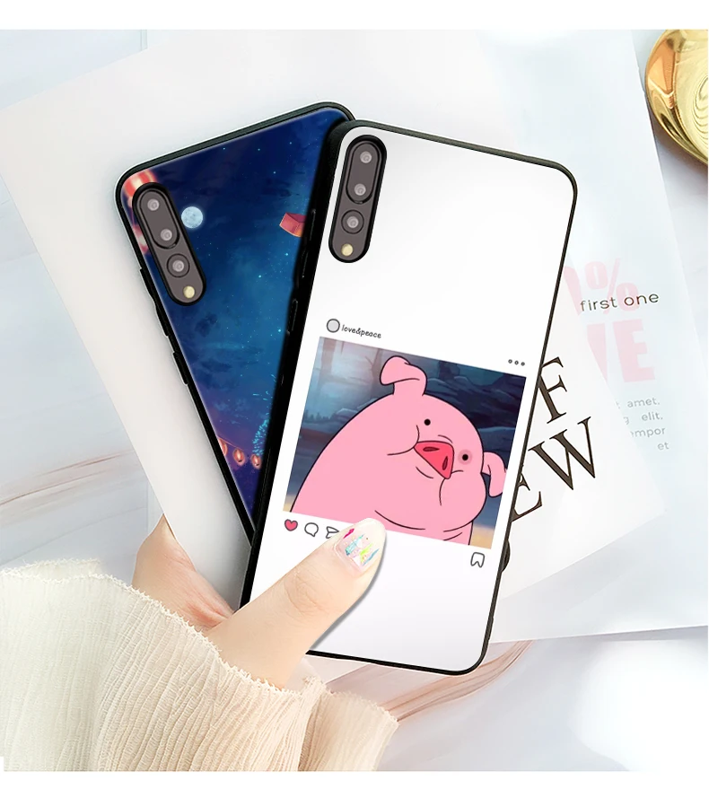 Для huawei Honor V20 чехол для huawei P20 чехол Mofi для huawei P20 Lite Nova 3E 3 3I 4 Honor 8X Max чехол с мультяшным котом лимоном