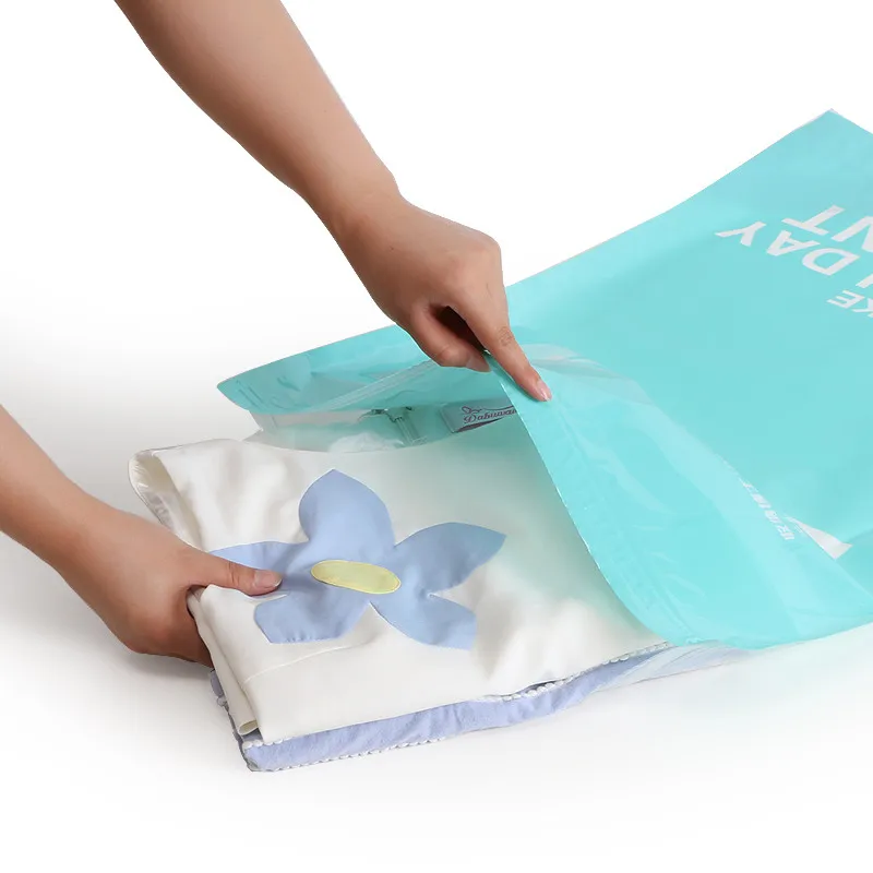 6 шт./компл. пластиковый вакуумный мешок ручная сумка с буквенным принтом чехол