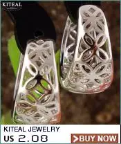 Kiteal 925 ювелирные изделия серебряные женские серьги шесть крапанов Циркон Сердце со стрелой круглые серьги-кольца для женщин лучший подарок S-E184