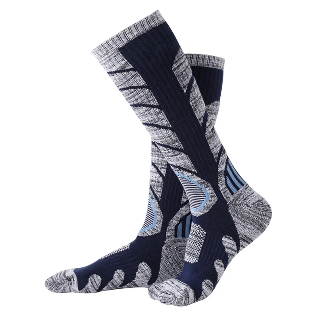 Теплые зимние лыжные носки для мужчин и женщин толстые хлопковые спортивные