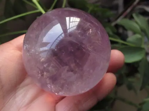 WW 04739 NATURAL AMETHYST QUARTZ CRYSTAL SPHERE BALL Healing | Дом и сад