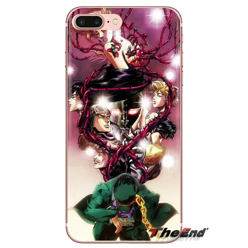 Мягкие прозрачные чехлы для Samsung Galaxy S3 S4 S5 Mini S6 S7 Edge S8 S9 S10 Plus Note 3 4 5 8 9 JoJo Jonathan Joestar |