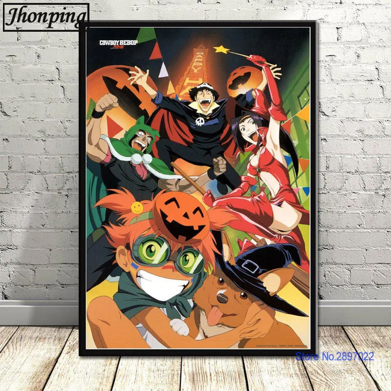 Арт плакат ковбойская Bebop Плакаты и печать Картина Настенная живопись на холсте