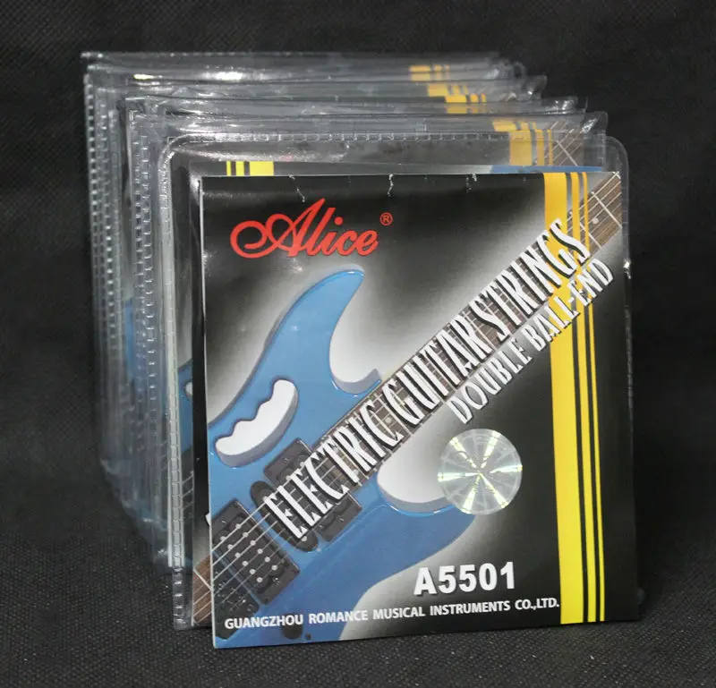 Alice A5501 (. 010-. 046) двухшаровые стальные никелевые легированные электрогитарные