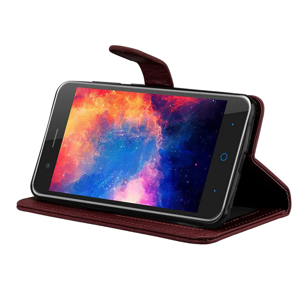 Роскошный чехол из искусственной кожи для ZTE A510 a510 задняя крышка Blade A 510 защитный