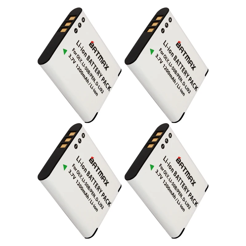 4 Pack Li 50B LI50B батарея и USB двойное зарядное устройство для OLYMPUS SP 810 800UZ u6010 u6020 u9010 SZ14
