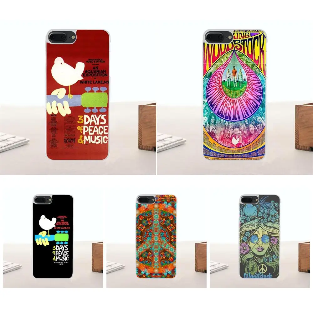 Woodstock рок фестиваль мягкий Лидер продаж для Xiaomi Redmi Mi Note 7 8 9 SE Pro Lite Go Play|Бамперы| |