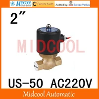 high quality high temperature steam solenoid valve ac220v port 2 two position two way us 50