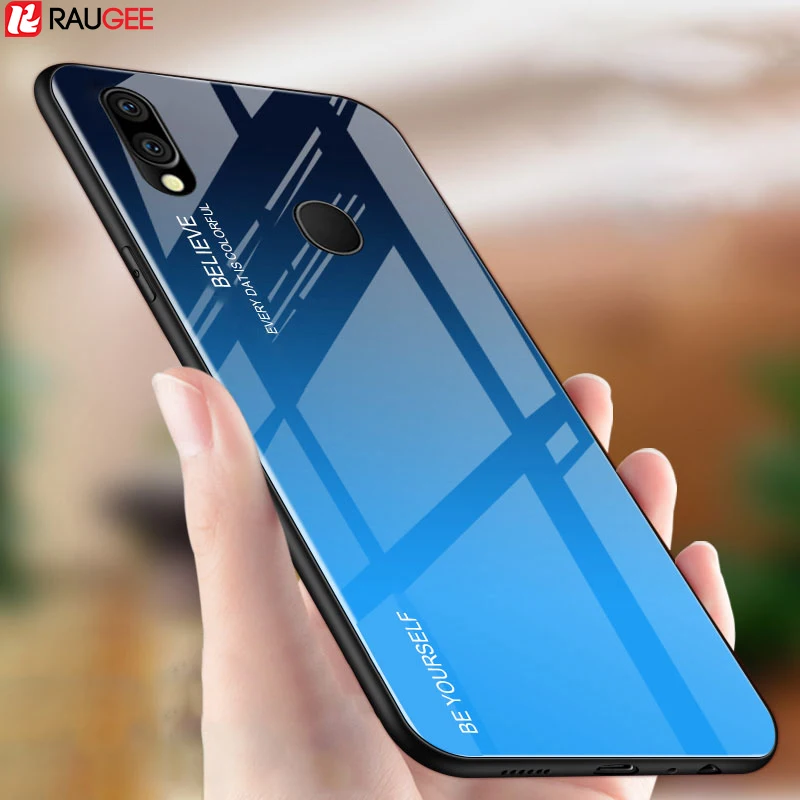 Чехол для Samsung Galaxy A40 A50 градиентный чехол из закаленного стекла A70 A 70 50 S10e