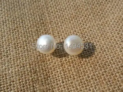Жемчужные украшения оптом белые серьги из натурального пресноводного жемчуга