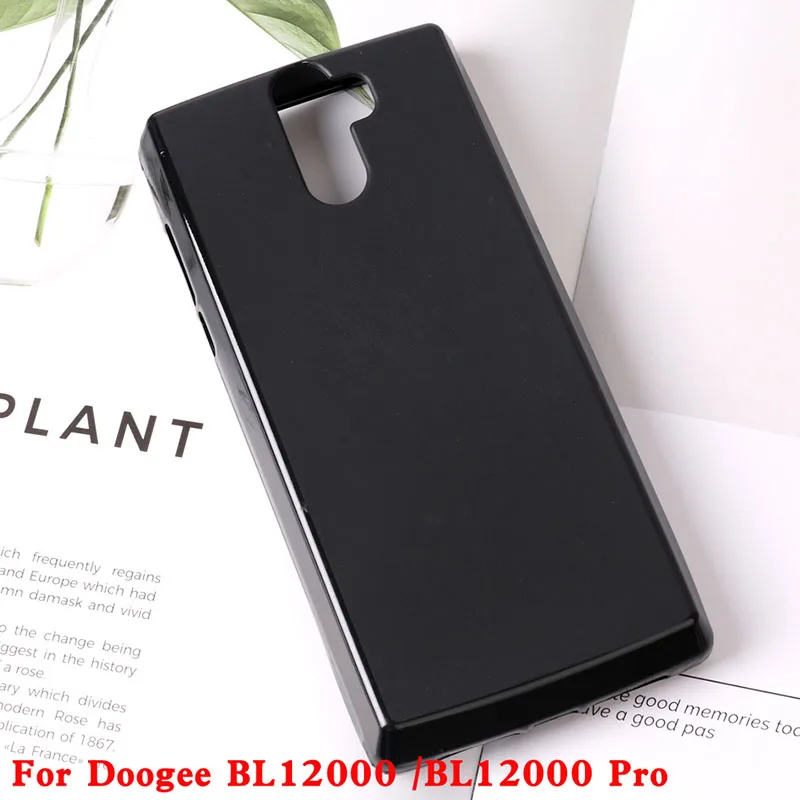 Черный белый и серый мягкий матовый чехол из ТПУ Для Doogee BL12000 Pro 6 дюймов защитный