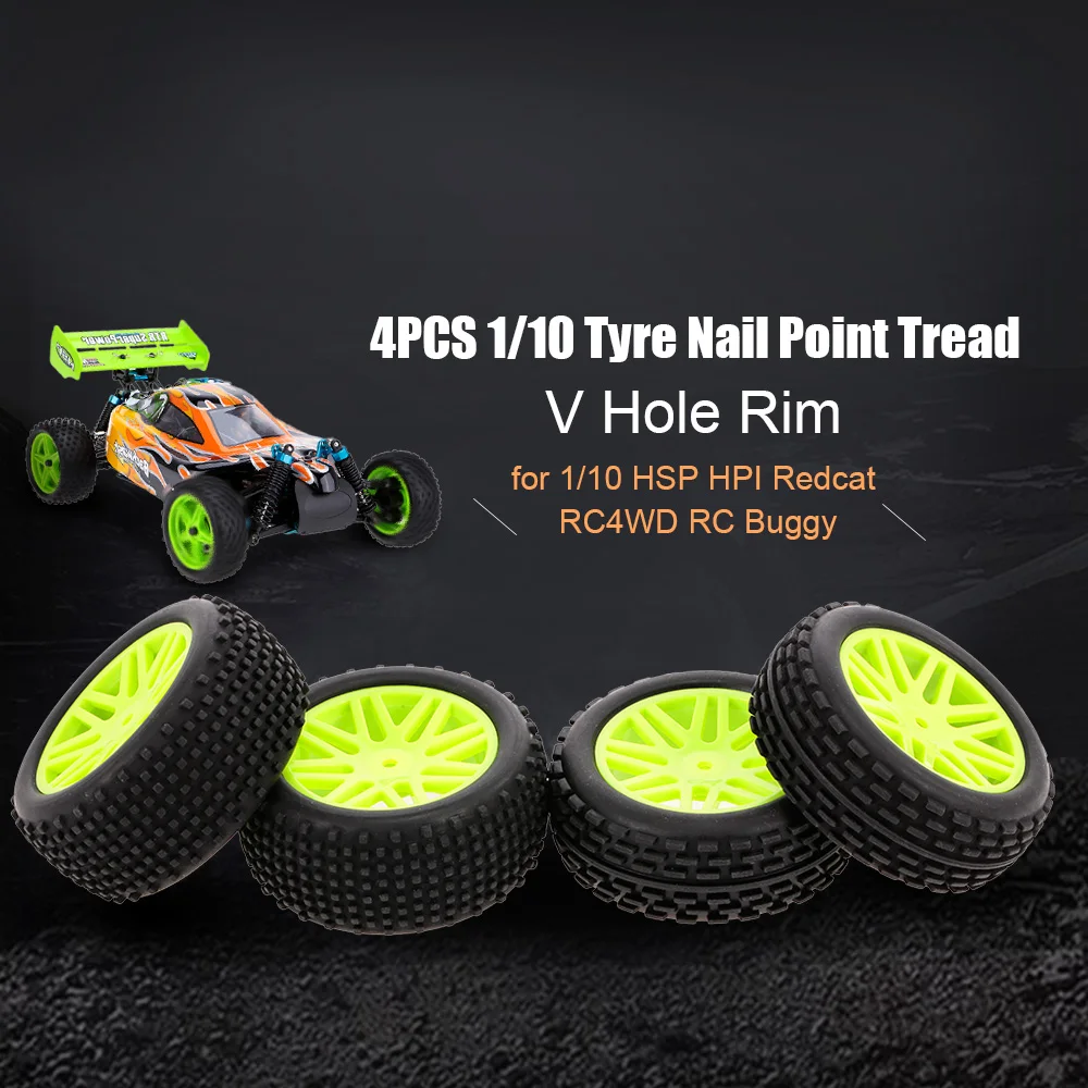 4 шт. радиоуправляемые шины Rock Crawler RC 1/10 шина для внедорожника с гвоздями рисунок