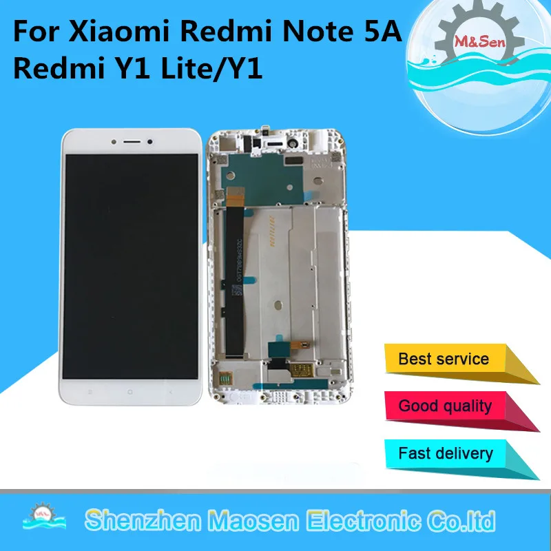 ЖК дисплей 5 ''M &amp Sen для Xiaomi Redmi Note 5A Y1 Lite/Y1 экран с сенсорным дигитайзером и