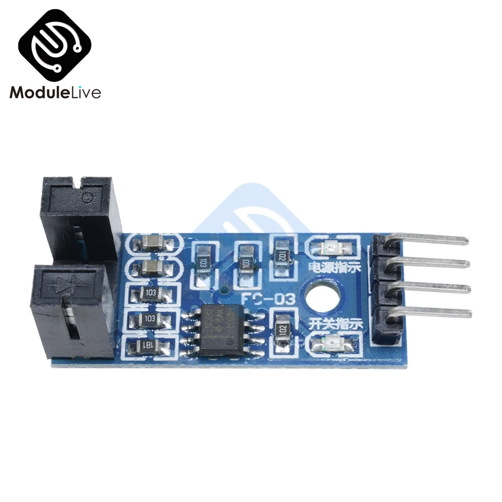 Модуль датчика скорости Тип слота ИК оптопара LM393 для Arduino Groove датчик муфты 3 В 5 в