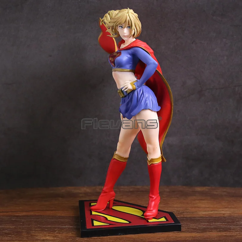 DC COMICS Bishoujo статуя Супергерл возвращается ПВХ фигурка Коллекционная модель игрушки