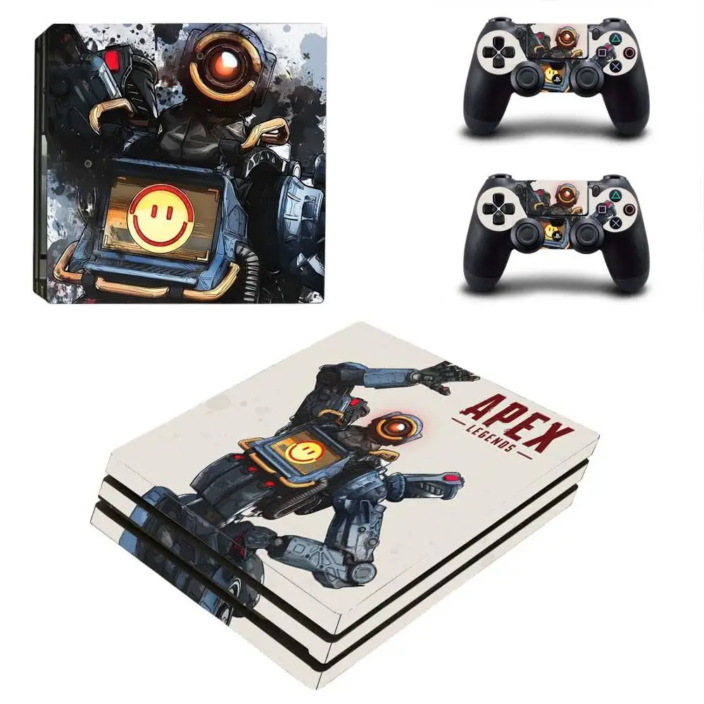 YSP4P-3257 Наклейка Vinilo PS4 Pro Skin Apex legends Play station 4 Pro sticker s для консоли sony PlayStation 4 Pro и контроллера Skins - Цвет: YSP4P-3257
