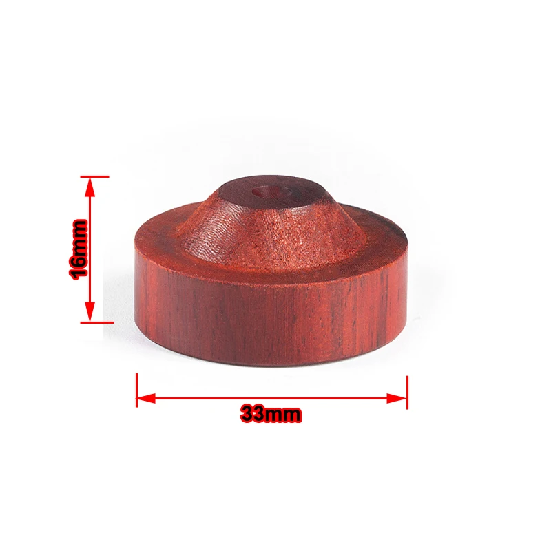 

33mm Rosewood Speaker Cone Spike Pad Loudspeaker Box Amplifier Shockproof Stand Isolation Feet Base Pad #1