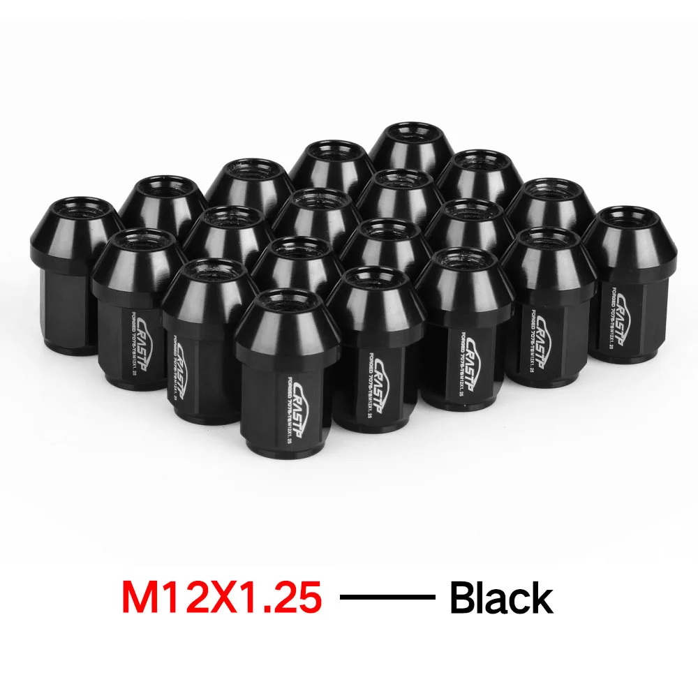 RASTP-M12x1.5/M12x1.25 гоночная тюнинг Колесные гайки кованые 7075-T6 алюминиевые колесные гайки 35 мм гайки RS-LN045