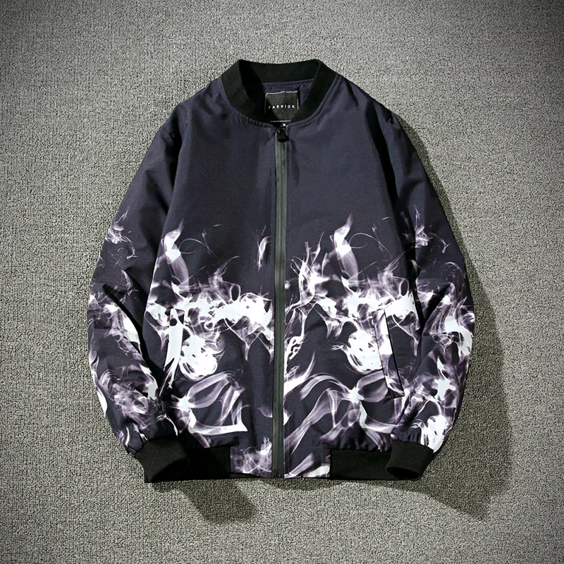 Куртка мужская с 3D-принтом повседневная спортивная одежда ветровка пальто