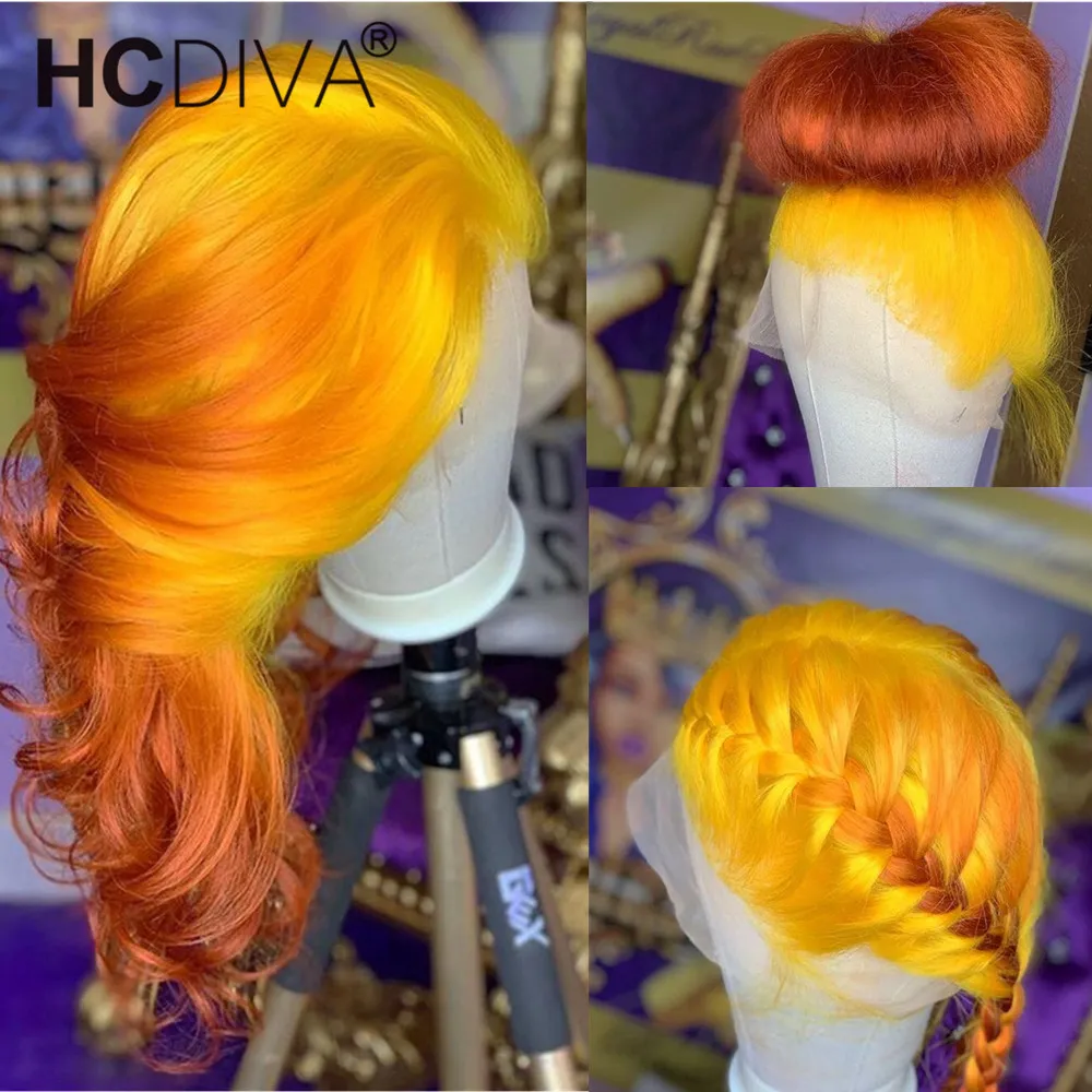 613 медовый блонд кружевной передний парик человеческих волос Remy прямой