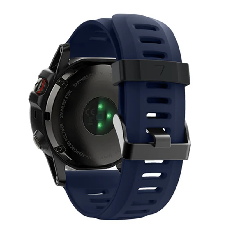 Силиконовый ремешок для наручных часов 26 мм сменный Браслет Garmin Fenix 5X/5X Plus смарт 3/3