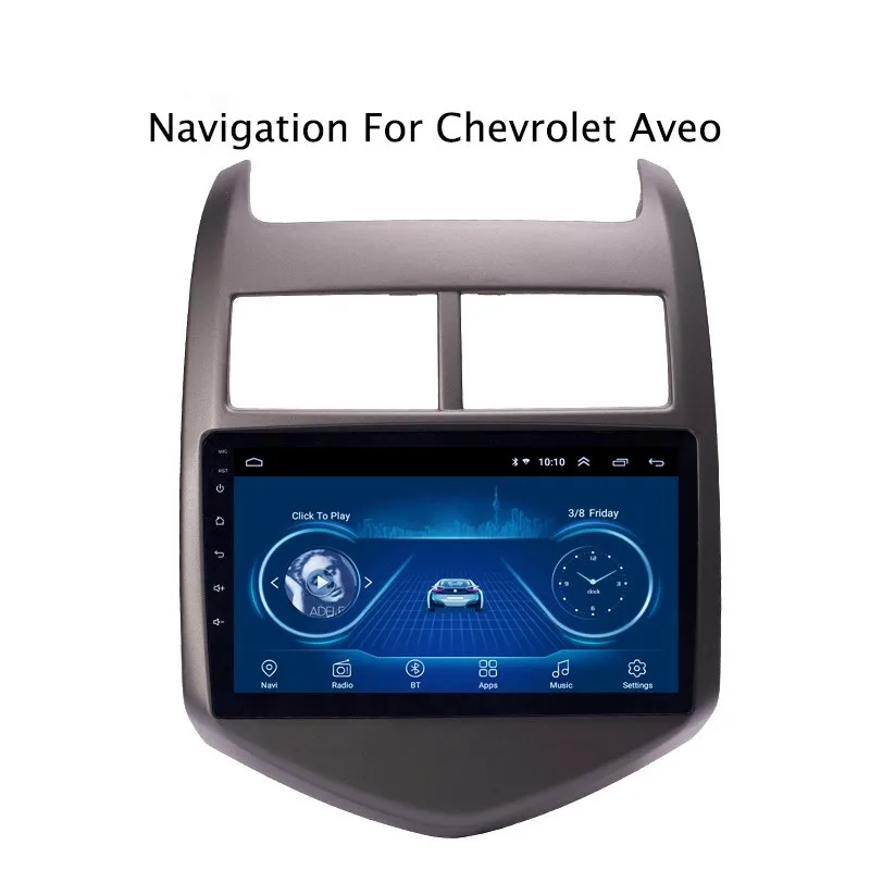 Ectwodvd 9 дюймов Andriod 8 1 Автомобильный gps навигация для Chevrolet Aveo Sonic 2011 2013