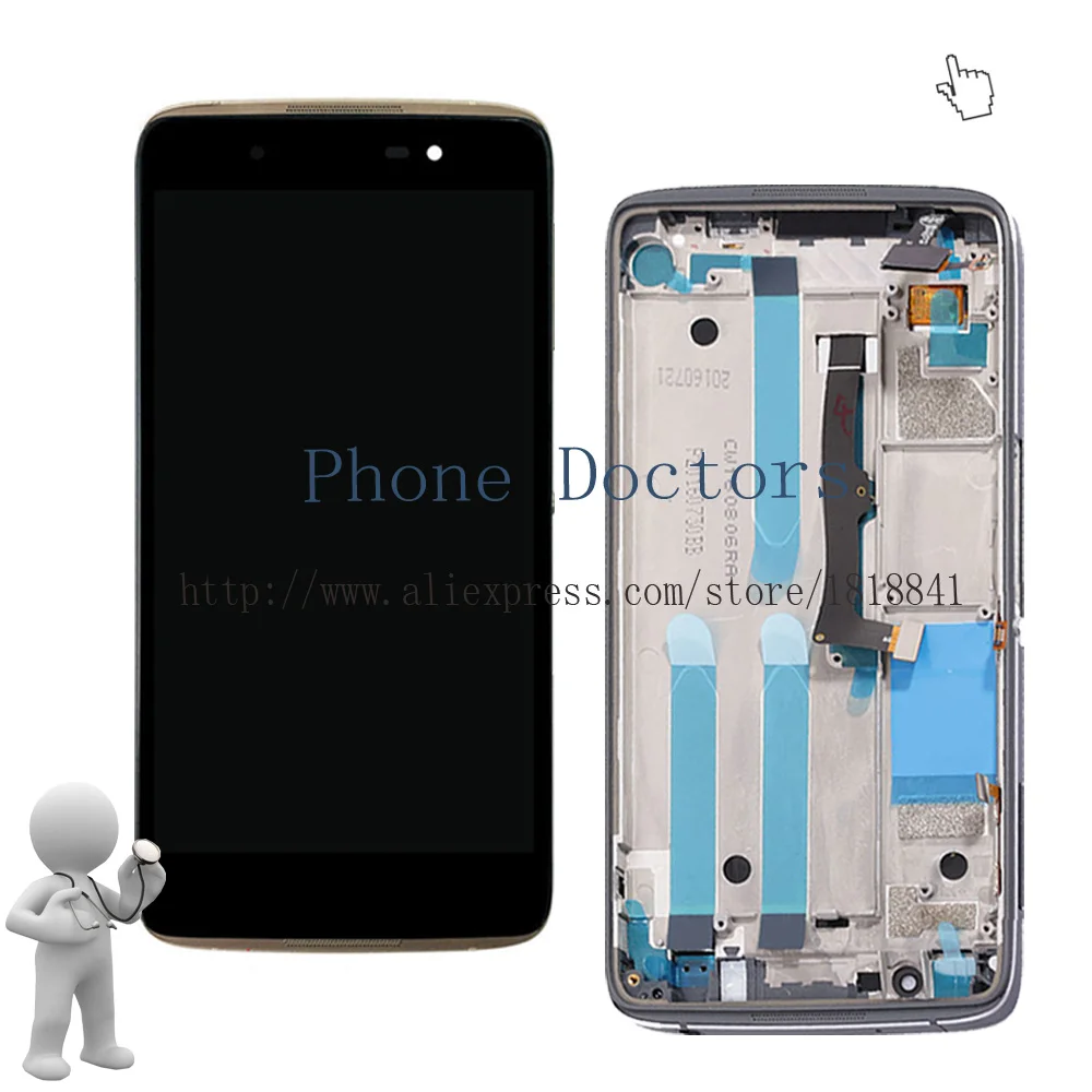 Для Alcatel One Touch Idol 4 LTE 6055 Полный ЖК дисплей + кодирующий преобразователь сенсорного