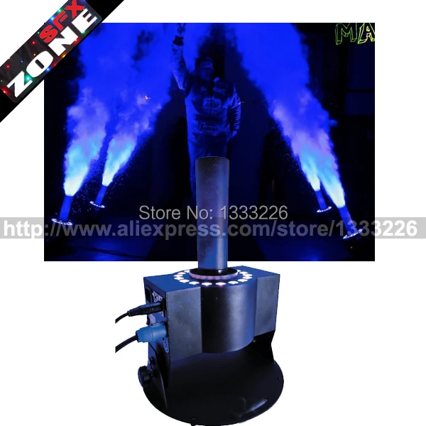 Stage LED CO2 Jet Disco Machine 3W*16pcs LEDs cannon DMX Cryo Cannon | Освещение