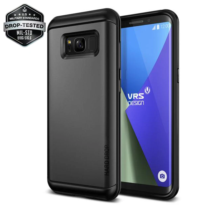 Чехол VRS для Samsung Galaxy S8 Plus Жесткий из поликарбоната + ТПУ гибридный ударопрочный