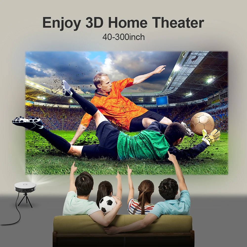 TORA DOLA Smart HD проектор 720*1280 P разрешение. сборка в Android wifi 12000 мАч батарея домашний
