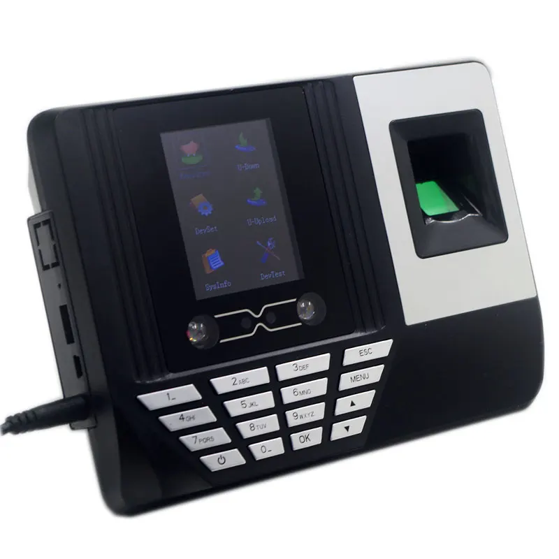 Countertop placed time attendance terminal table machine no need installation fingerprint realand | Безопасность и защита