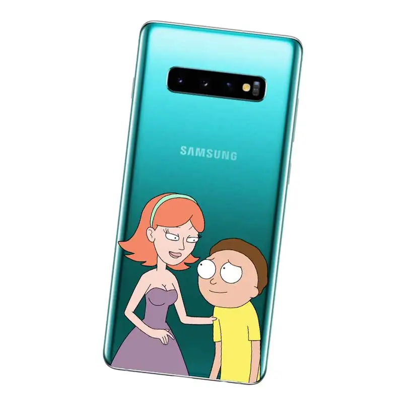 N369 Рик Морти Забавный Мягкий ТПУ силиконовый чехол для Samsung Galaxy J2 J3 J4 J5 J6 J7 J8 Pro Plus