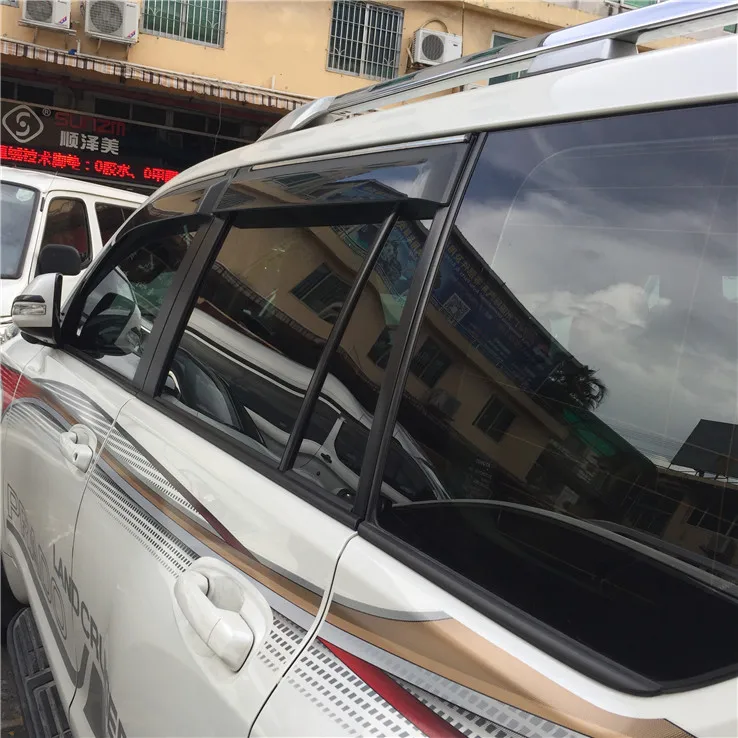 Пластиковый оконный козырек для PRADO вентиляционные оттенки защита от солнца и