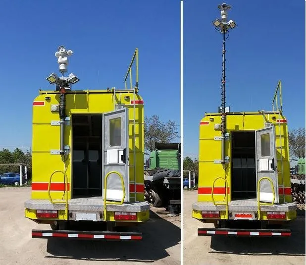 Пневматическая мачта 5 м телескопическая Антенная Нагрузка 30 кг тяжелая