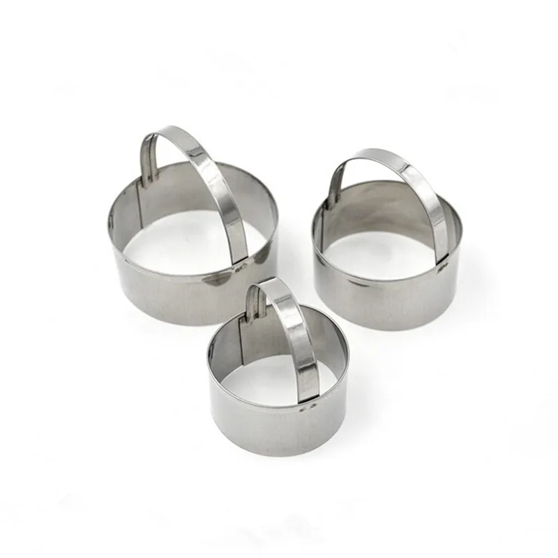 3PCS/Set Stainless Steel Cookie Molds Cake Decorating Tools Kitchen Pastry Baking Soap Fondant Cutters Biscuit Stamp | Дом и сад
