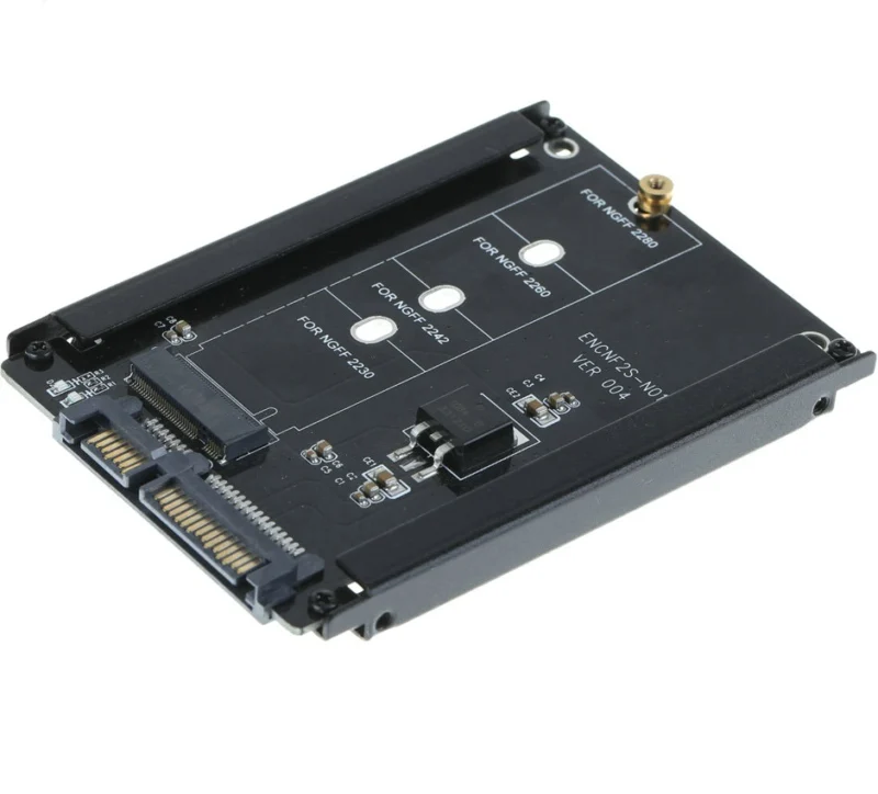 25 шт./лот M.2 NGFF SSD на 3 0 дюйма SATA 2230 адаптер конвертер Поддержка жесткого диска 2242 2260
