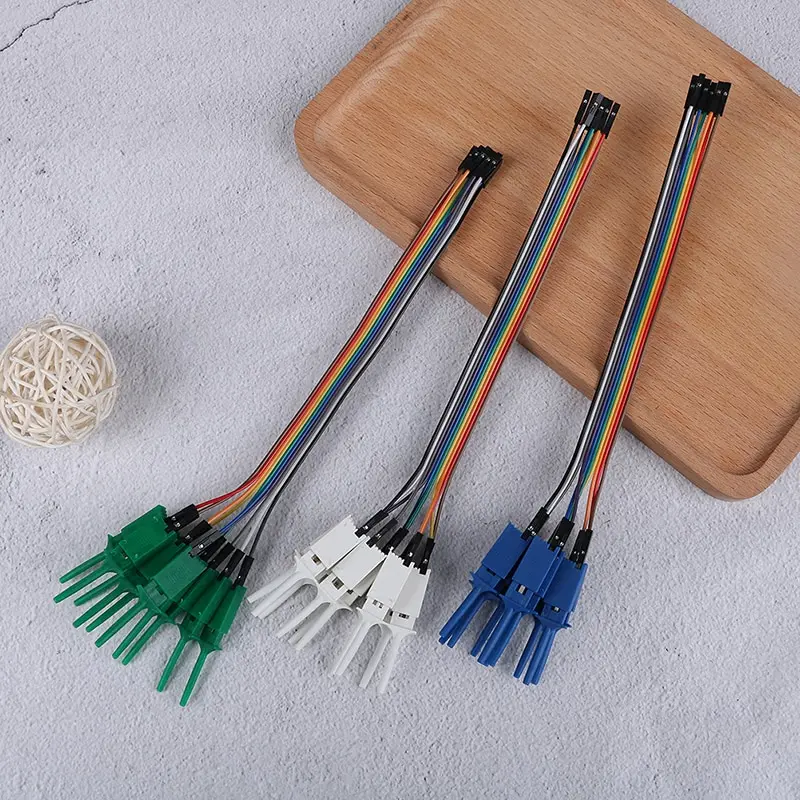 10 шт. умная электроника 10PTest крюк зажим для Анализатора логики USB Saleae 24 м 24 МГц 8CH