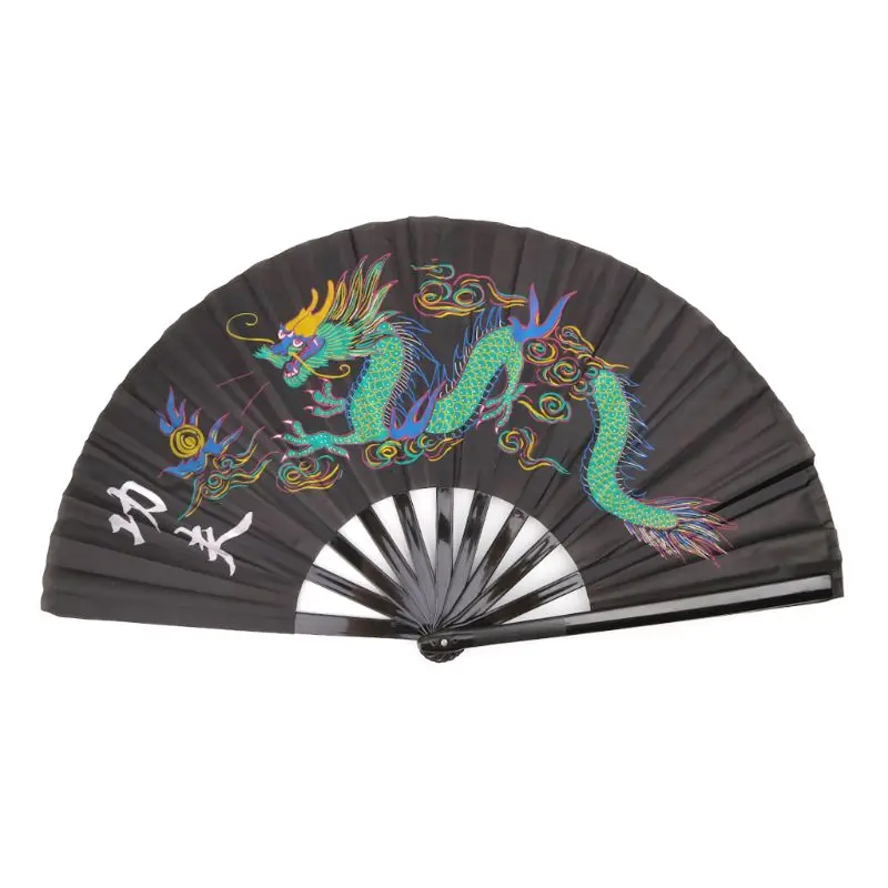 33cm Chinese Traditional Martial Arts Folding Tai Chi Fan Kung Fu Performance Hot | Спорт и развлечения
