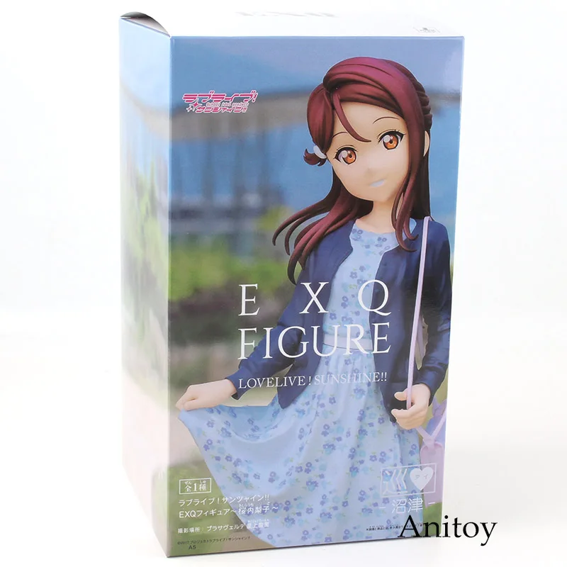 EXQ фигурка школьный идол проект Любовь Живая фигура солнце Riko Sakurauchi ПВХ аниме Коллекционная модель игрушки