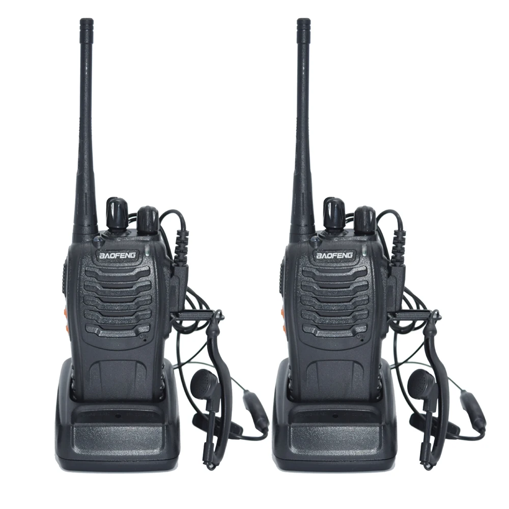 2 шт. Walkie Talkie Радио BaoFeng BF 888S 5 Вт Портативный Любительское радио рации baofeng 888 рация