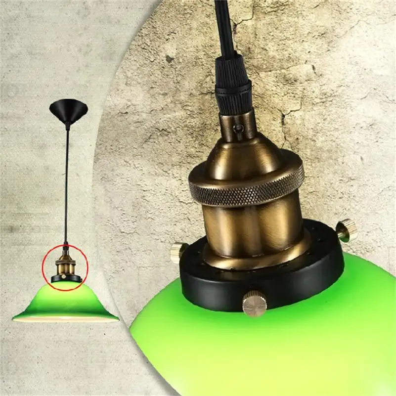 Винтажный подвесной светильник из Изумрудного Стекла лампа для бара кафе кухни