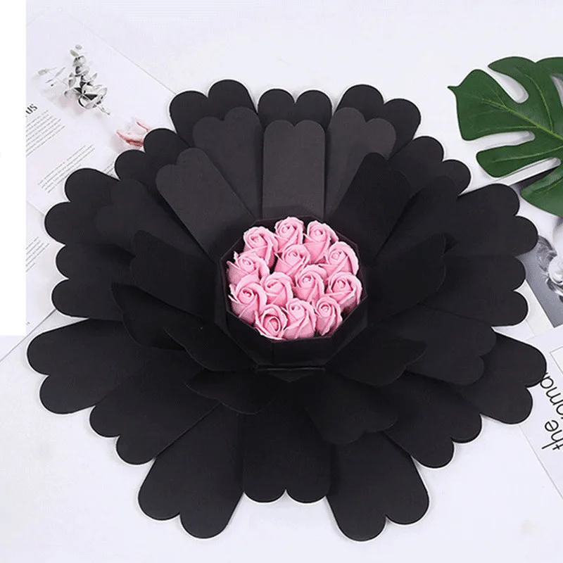 Surprise Explosion Box DIY скрапбук складной фотоальбом на день рождения День Святого