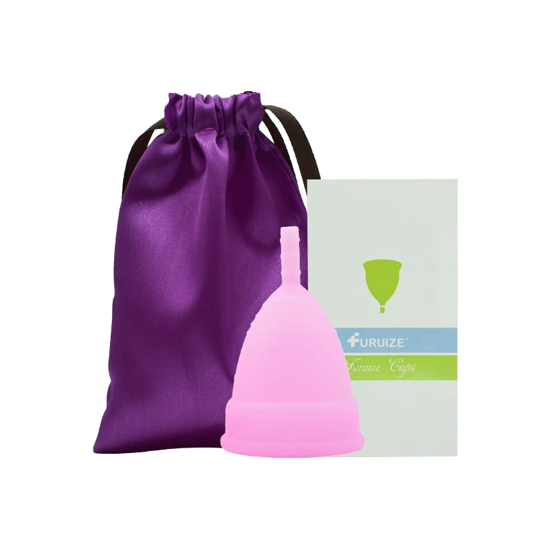 1pcs-cloth bag-purpl Женская чашка копа менструальная для женщин силиконовая чашка женственная гигеин менструальная чашка лучше менструальных подушечек многоразовая чашка - Цвет: 1pcs-cloth bag-purpl