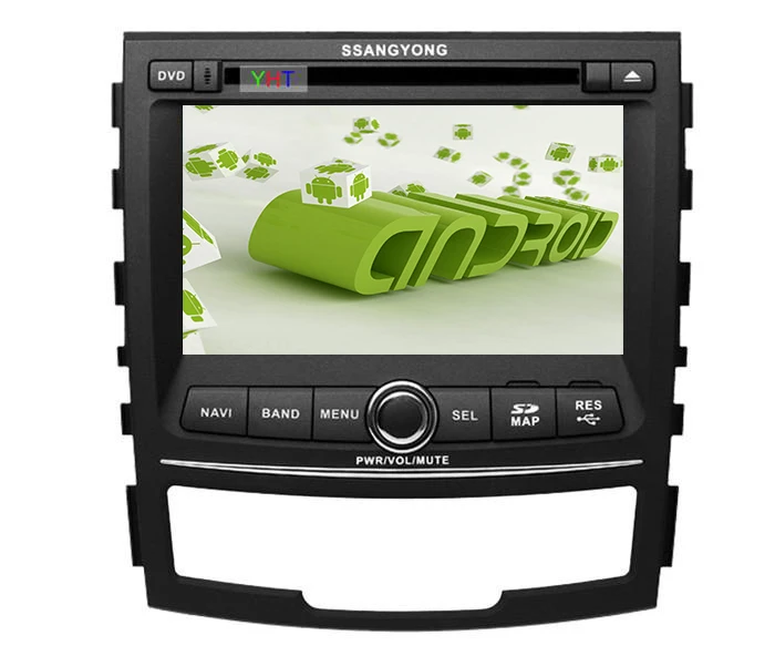 HD 7 &quot2 Din четырехъядерный автомобильный dvd-плеер Android 6 0 для Ssangyong Korando 2010-2013с GPS