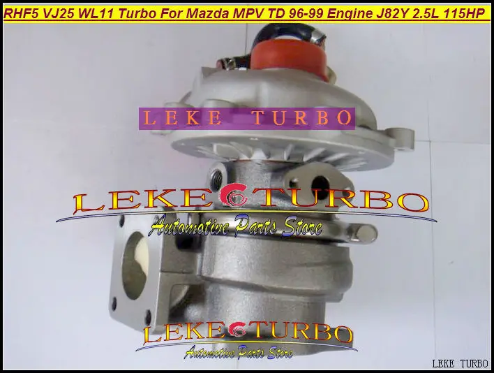 RHF5 VJ25 WL11 WL1113700 VA430012 VB430012 Turbo охлажденный Турбокомпрессор Для Mazda B2500 MPV 1996 1999 J82Y 2.5L TDI