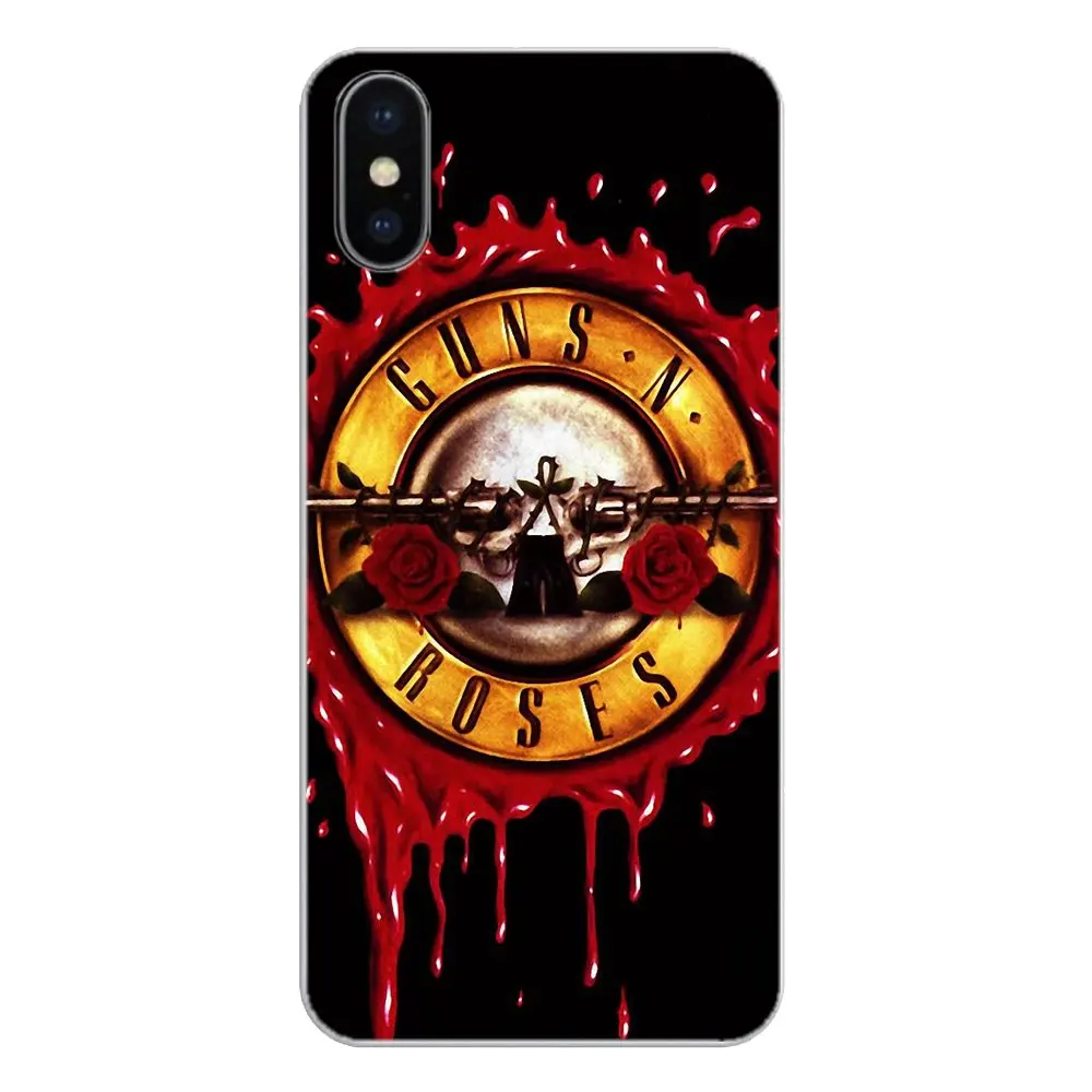 Прозрачный чехол из ТПУ для Huawei Honor 8 8C 8X9 10 7A 7C Mate 20 Lite Pro P Smart Plus Guns'N Roses Axl Rose fan club |