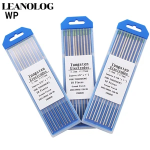 10 шт., зеленый вольфрамовый электрод для сварки 1,01,62,02,43,03,2x мм