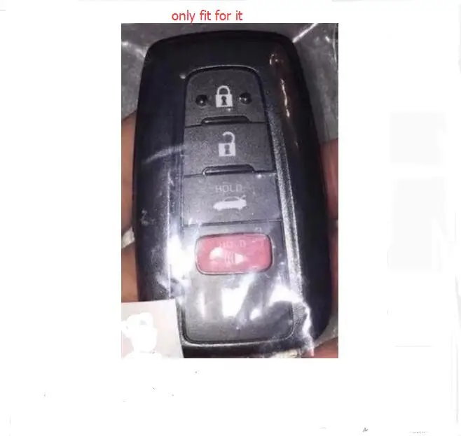 ZAD 4 кнопочный силиконовый чехол для автомобильного ключа Защитный Toyota Camry 2017 2018 CHR