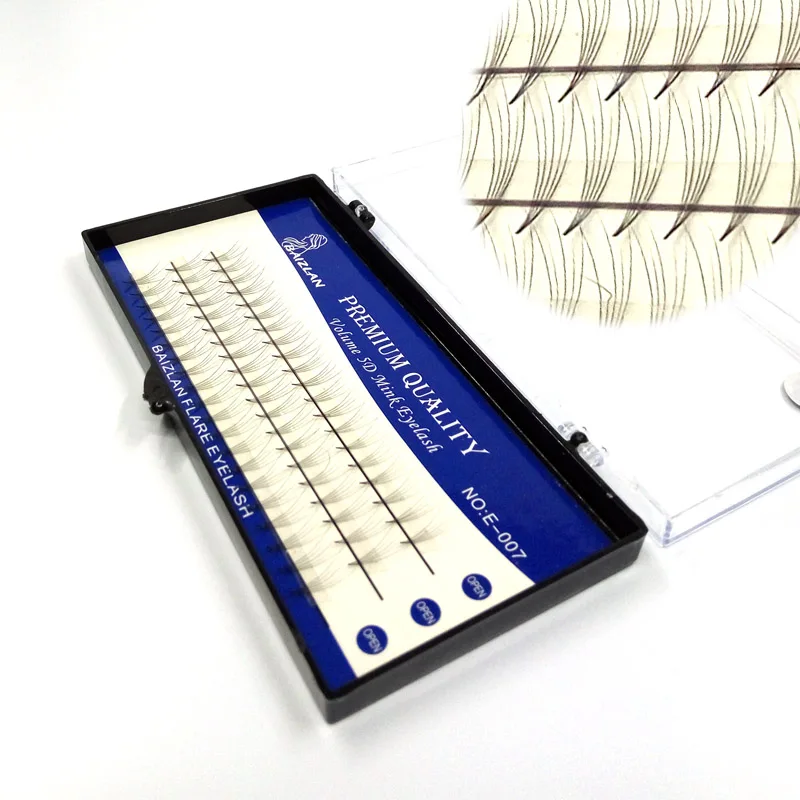 Натуральный 0,07 5D объемный удлинитель для ресниц без клея ручной работы отдельные ресницы вентиляторы ресниц натуральные декоративные накладные ресницы
